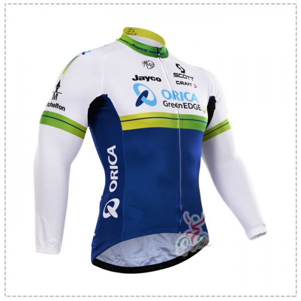 2015 Orica Greenedge Fahrradtrikot Langarm