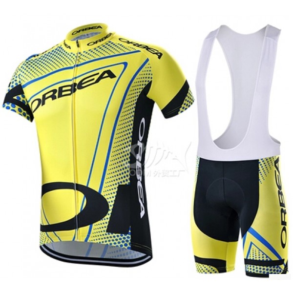 2015 Orbea Fahrradbekleidung Satz Fahrradtrikot Kurzarm Trikot und Kurz Trägerhose
