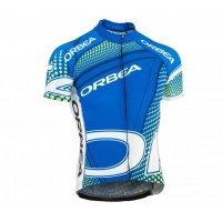 2015 Orbea Blau Grün Radtrikot Kurzarm