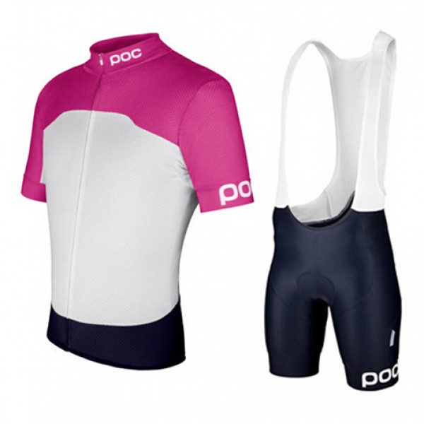 POC 2015 Fahrradbekleidung Satz Fahrradtrikot Kurzarm Trikot und Kurz Trägerhose P005