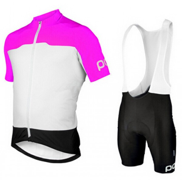 POC 2015 Fahrradbekleidung Satz Fahrradtrikot Kurzarm Trikot und Kurz Trägerhose P002