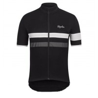 2015 Rapha Schwarz Radtrikot Kurzarm