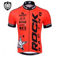 2015 Rock Racing Radtrikot Kurzarm rot