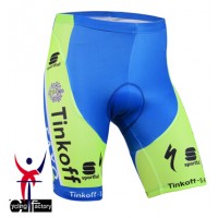 2015 Saxo Bank Tinkoff Kurz Radhose Fluorescence