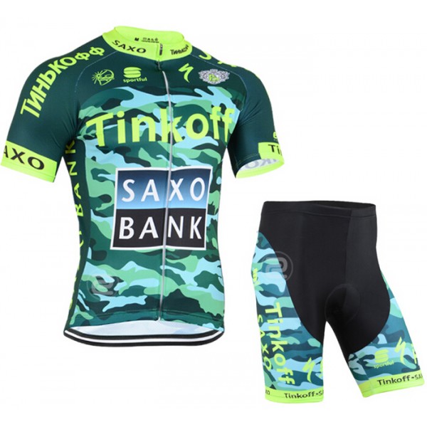 2015 Tinkoff Saxo Bank Camouflage Radbekleidung Radtrikot Kurzarm und Fahrradhosen Kurz 2015 Tinkoff Saxo Bank Camouflage Radbekleidung Radtrikot Kurzarm und Fahrradhosen Kurz