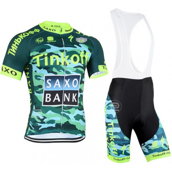 2015 Tinkoff Saxo Bank Camouflage Fahrradbekleidung Satz Fahrradtrikot Kurzarm Trikot und Kurz Trägerhose 2015 Tinkoff Saxo Bank Camouflage Fahrradbekleidung Satz Fahrradtrikot Kurzarm Trikot und Kurz Trägerhose