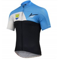 2015 Tinkoff Saxo Radtrikot Kurzarm blau