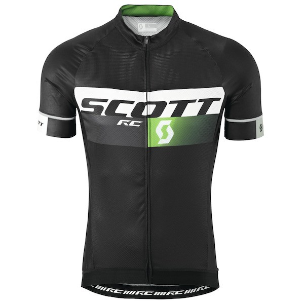 Scott RC Pro Schwarz-Grün 2015 Radtrikot Kurzarm Scott RC Pro Schwarz-Grün 2015 Radtrikot Kurzarm