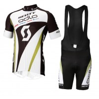 2015 Odlo Scott Swiss Fahrradbekleidung Satz Fahrradtrikot Kurzarm Trikot und Kurz Trägerhose