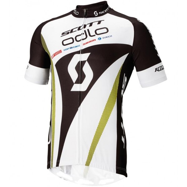 2015 Odlo Scott Swiss Radtrikot Kurzarm