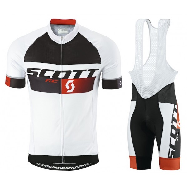 2015 Scott RC Pro Schwarz-Weiß-Rot Fahrradbekleidung Satz Fahrradtrikot Kurzarm Trikot und Kurz Trägerhose 2015 Scott RC Pro Schwarz-Weiß-Rot Fahrradbekleidung Satz Fahrradtrikot Kurzarm Trikot und Kurz Trägerhose