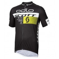 2015 Odlo Scott Swiss Gelb Radtrikot Kurzarm