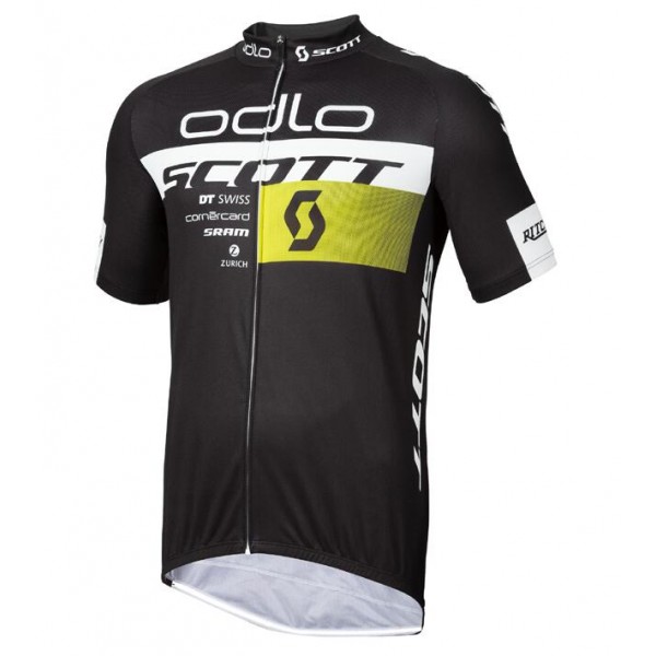 2015 Odlo Scott Swiss Gelb Radtrikot Kurzarm 2015 Odlo Scott Swiss Gelb Radtrikot Kurzarm