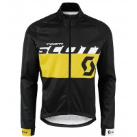 2015 SCOTT RC Fahrradtrikot Langarm Schwarz/Gelb