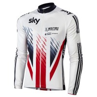 2015 sky Fahrradtrikot Langarm