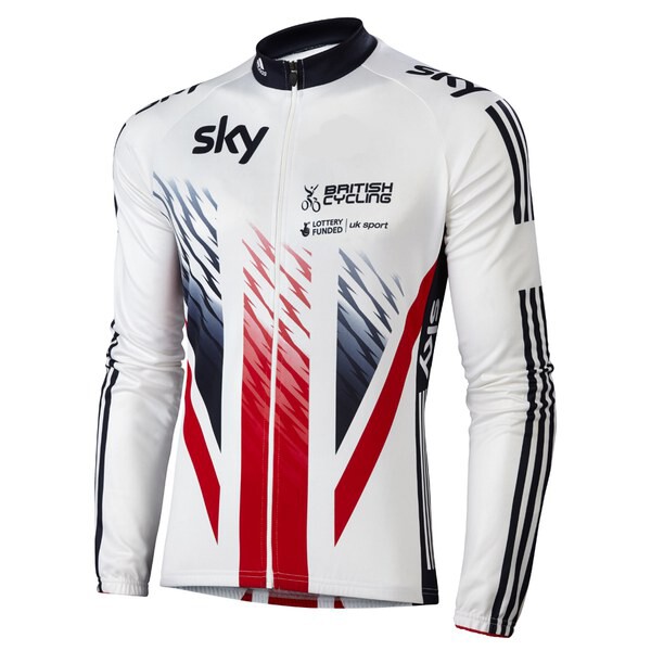 2015 sky Fahrradtrikot Langarm