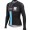 2015 Sportful Gruppetto LS Rood Fahrradtrikot Langarm Noir