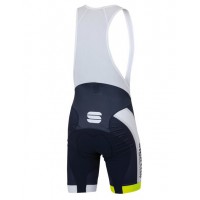 2015 Sportful Schwarz Weiß Grün Kurz Trägerhose