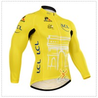 2015 Tour de France Fahrradtrikot Langarm jaune