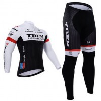 2015 Trek Fahrradbekleidung Radtrikot Satz Langarm und Lange Fahrradhose