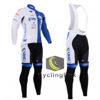 2015 UHC Fahrradbekleidung Radtrikot Satz Langarm und Lange Trägerhose