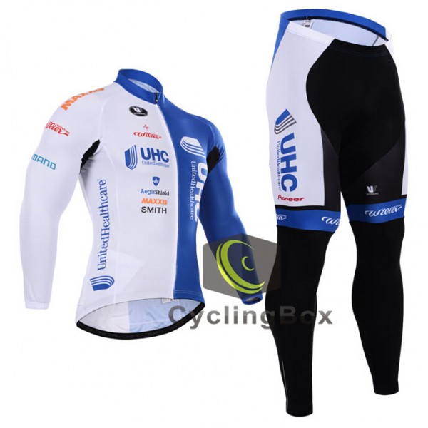 2015 UHC Fahrradbekleidung Radtrikot Satz Langarm und Lange Fahrradhose