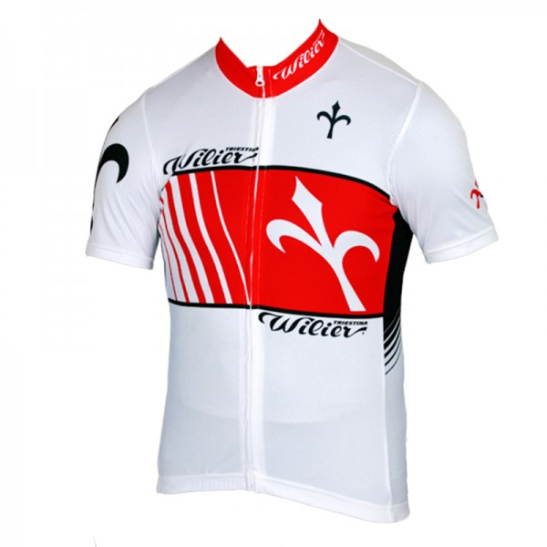 2015 WILIER Weiß Rot Radtrikot Kurzarm
