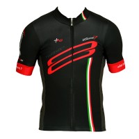2015 WILIER Radtrikot Kurzarm Rot Schwarz