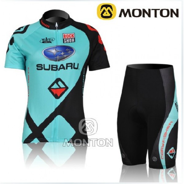 2011 Damen subaru green Radbekleidung Radtrikot Kurzarm und Fahrradhosen Kurz 2011 Damen subaru green Radbekleidung Radtrikot Kurzarm und Fahrradhosen Kurz