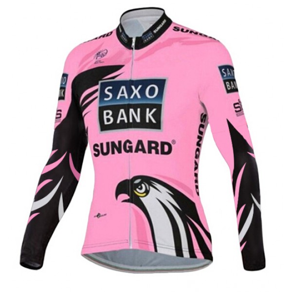 2015 Saxo Bank Sungard Damen Fahrradtrikot Langarm