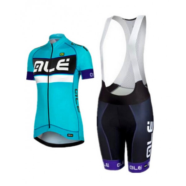 2015 ALE Damen blau Fahrradbekleidung Satz Fahrradtrikot Kurzarm Trikot und Kurz Trägerhose 2015 ALE Damen blau Fahrradbekleidung Satz Fahrradtrikot Kurzarm Trikot und Kurz Trägerhose