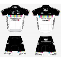 2012 Damen vanderkitten Radbekleidung Radtrikot Kurzarm und Fahrradhosen Kurz