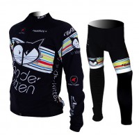 2015 Wilier Damen Fahrradbekleidung Radtrikot Satz Langarm und Lange Fahrradhose