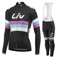 2015 Damen LIV Fahrradbekleidung Radtrikot Satz Langarm und Lange Fahrradhose