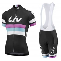 2015 Damen LIV Fahrradbekleidung Satz Fahrradtrikot Kurzarm Trikot und Kurz Trägerhose