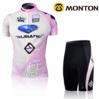2011 Subaru Damen Radbekleidung Radtrikot Kurzarm und Fahrradhosen Kurz