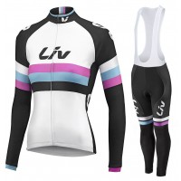 2015 Damen LIV Fahrradbekleidung Radtrikot Satz Langarm und Lange Fahrradhose
