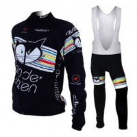 2015 Wilier Damen Fahrradbekleidung Radtrikot Satz Langarm und Lange Trägerhose