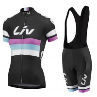 2015 Damen LIV Fahrradbekleidung Satz Fahrradtrikot Kurzarm Trikot und Kurz Trägerhose