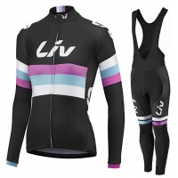2015 Damen LIV Fahrradbekleidung Radtrikot Satz Langarm und Lange Fahrradhose