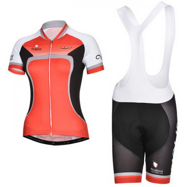 2014 Nalini Damen Fahrradbekleidung Satz Fahrradtrikot Kurzarm Trikot und Kurz Trägerhose