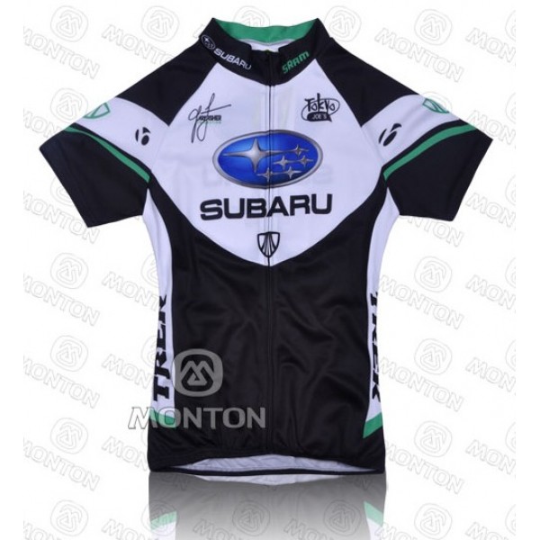 2011 Damen subaru black green Fahrradtrikot Langarm