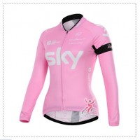 2015 Sky Damen Fahrradtrikot Langarm