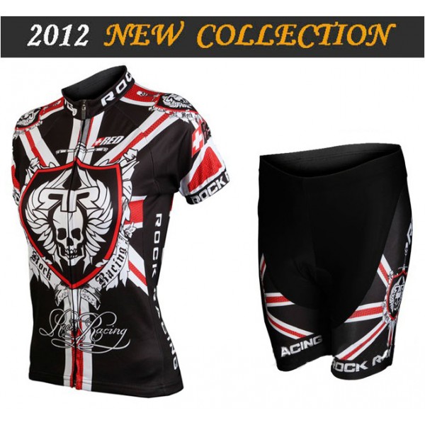 2012 Damen rock racing Radbekleidung Radtrikot Kurzarm und Fahrradhosen Kurz