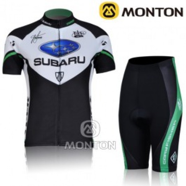 2011 Subaru Damen Radbekleidung Radtrikot Kurzarm und Fahrradhosen Kurz Schwarz Weiß 2011 Subaru Damen Radbekleidung Radtrikot Kurzarm und Fahrradhosen Kurz Schwarz Weiß