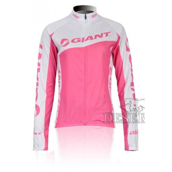 2012 Damen giant pink Fahrradtrikot Langarm
