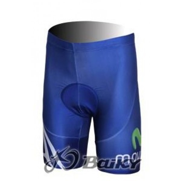 Movistar Team Kurz Radhose Blau