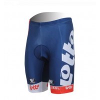 2013 Lotto Belisol Kurz Radhose Blau Weiß