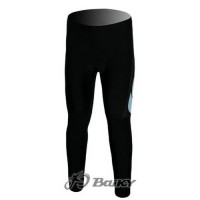 Bianchi Pro Team Lang Radhose Schwarz Blau
