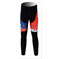 Lotto Belisol Pro Team Lang Radhose Weiß Blau